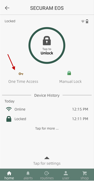 One Time Code - OTC – SECURAM Systems